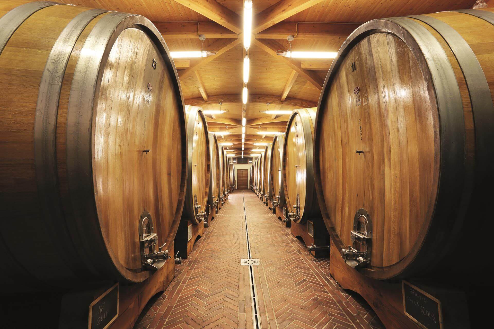 Botti nella cantina